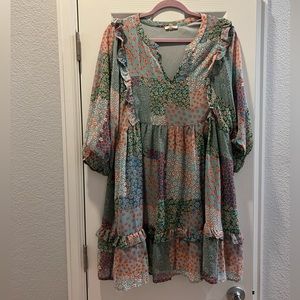 NWT Jodifl Babydoll Dress, Size Large